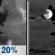 Monday Night: Slight Chance Showers And T-storms then Mostly Cloudy