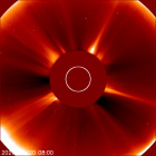 Latest LASCO C2 image of the Sun