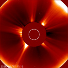 Latest LASCO C2 image of the Sun