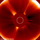 Latest LASCO C2 image of the Sun