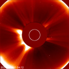 Latest LASCO C2 image of the Sun