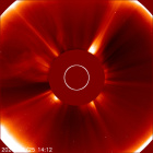 Latest LASCO C2 image of the Sun