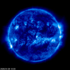 Click for time-lapse image of the sun