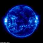 Click for time-lapse image of the sun